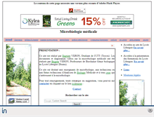 Tablet Screenshot of microbiologie-medicale.fr